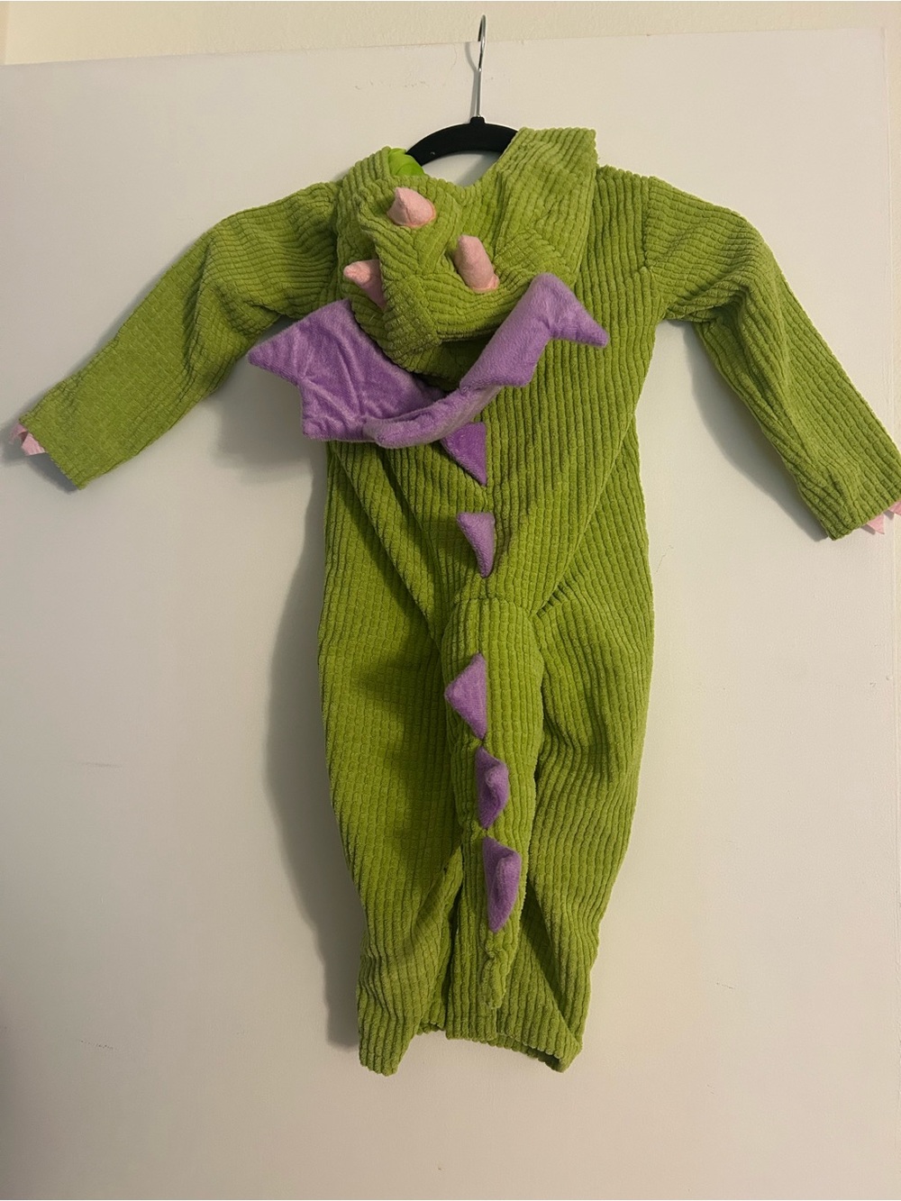 Green & Purple Kids Dragon Costume Romper - Brand Unspecified